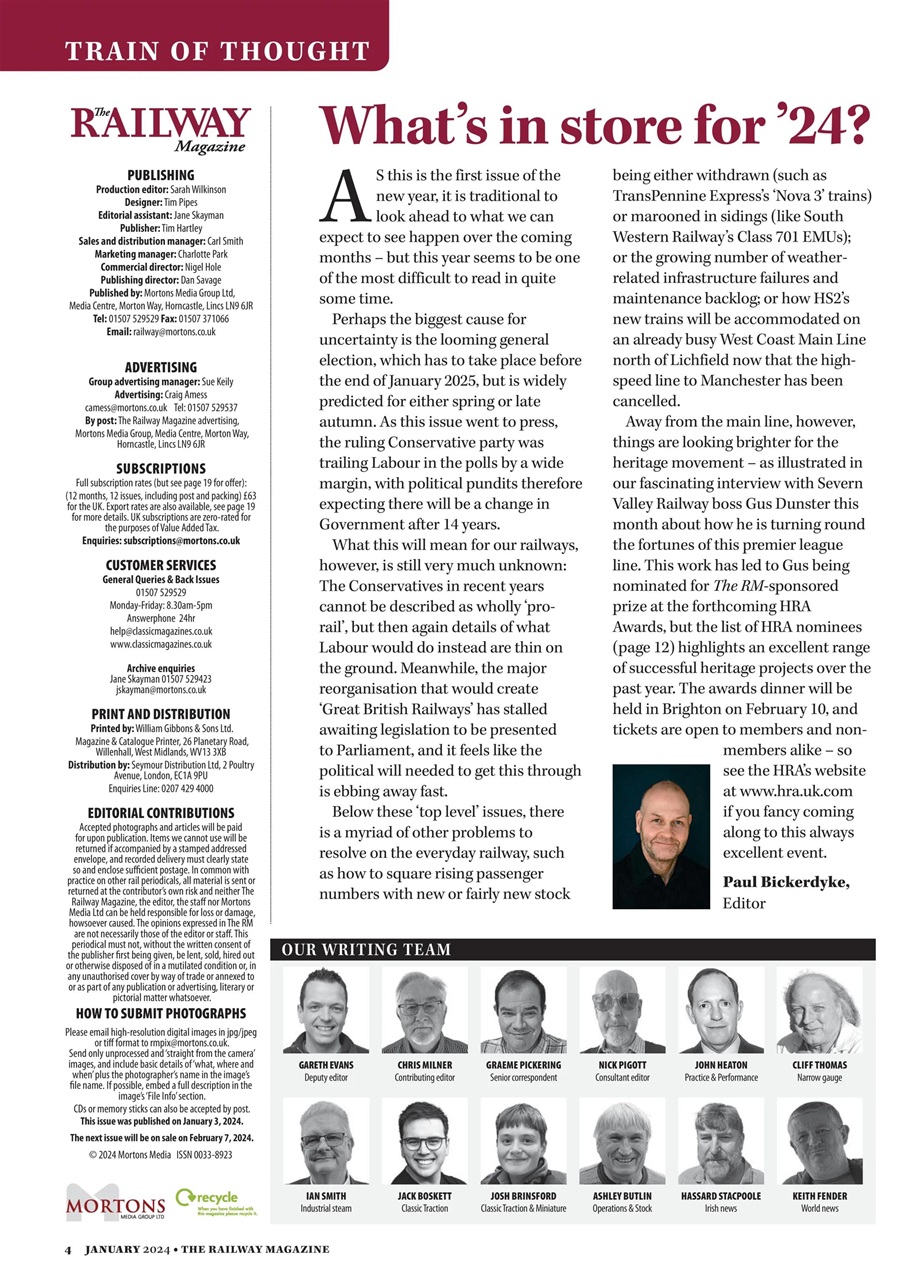 Railway Magazine Preview Pages