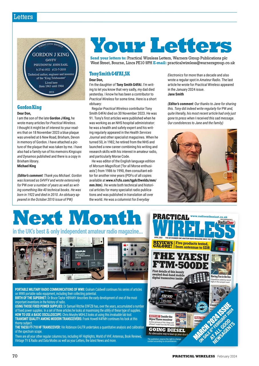 Practical Wireless Preview Pages