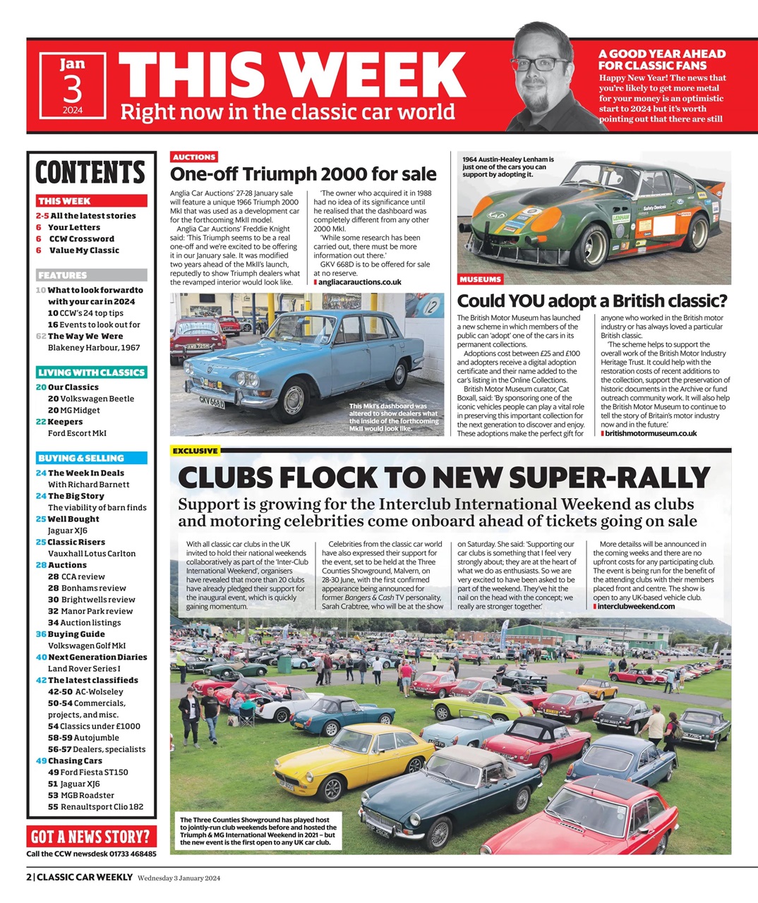 Classic Car Weekly Preview Pages