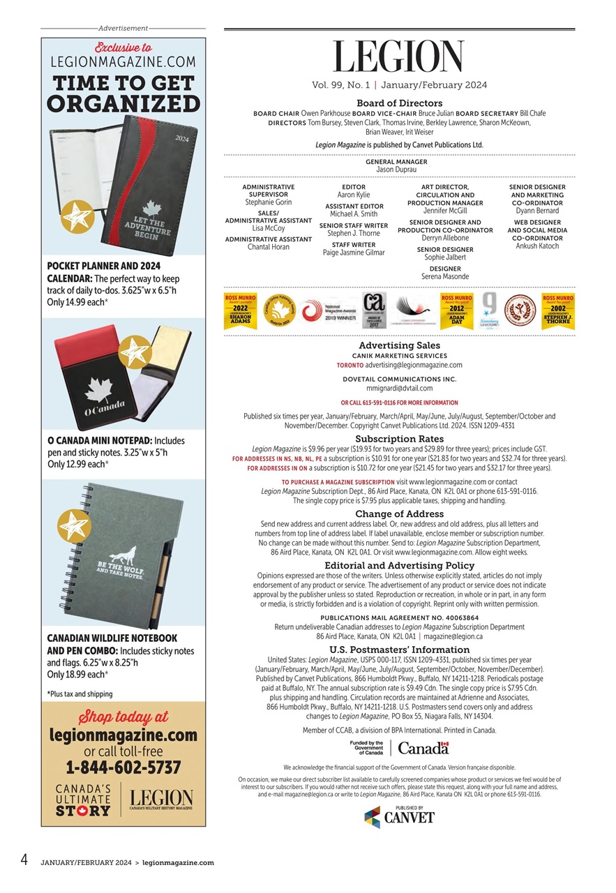 Legion Preview Pages