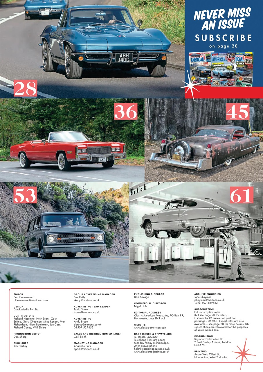 Classic American Magazine Preview Pages