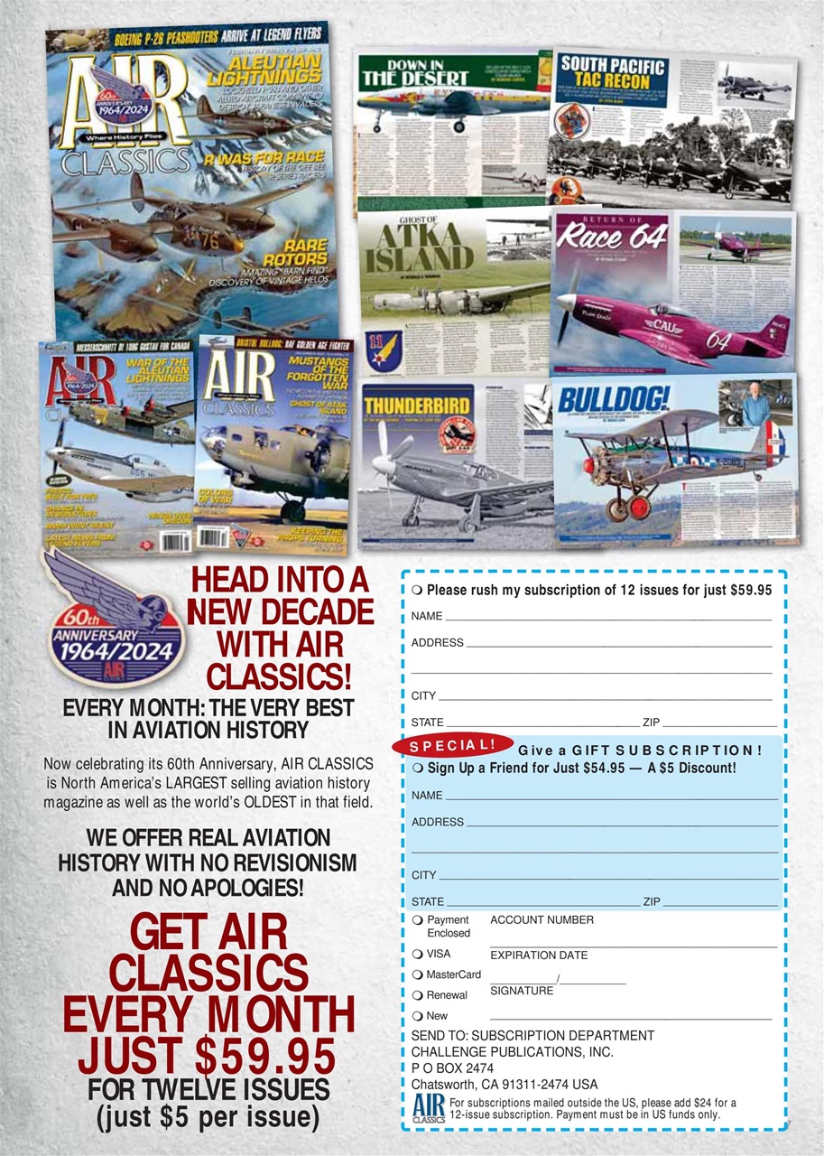 Air Classics - Where History Flies Preview Pages
