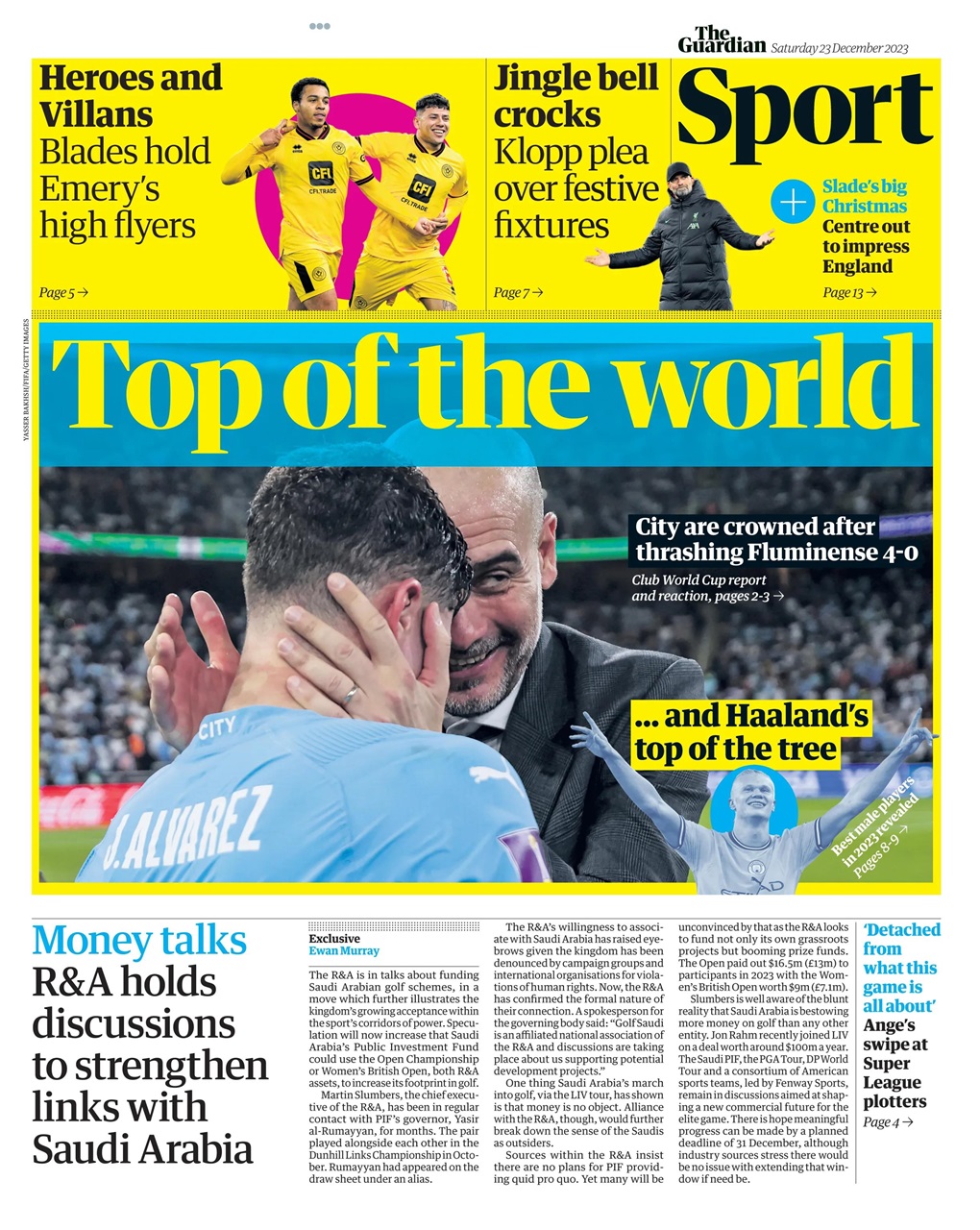 The Guardian Newspaper Preview Pages