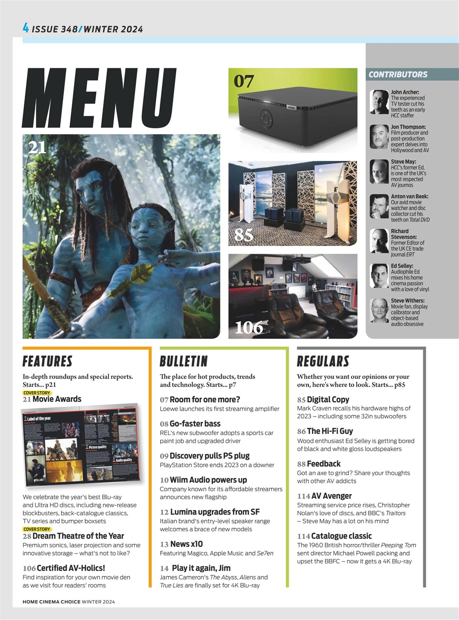 Home Cinema Choice Preview Pages
