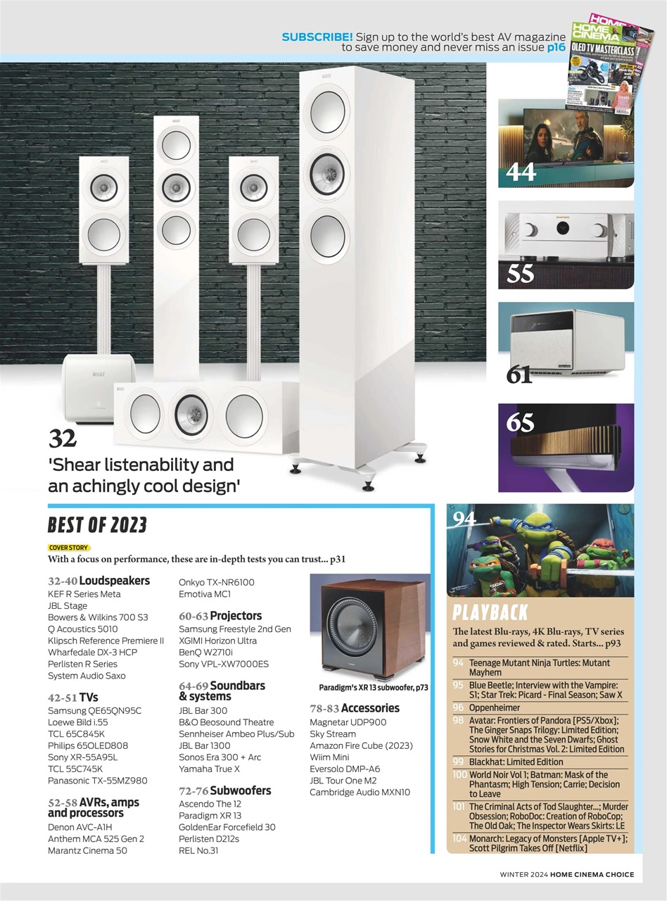 Home Cinema Choice Preview Pages