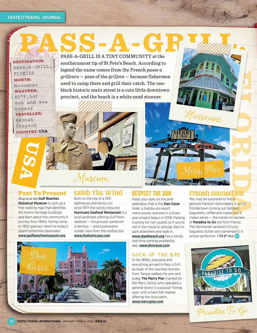 Taste & Travel International Preview Pages