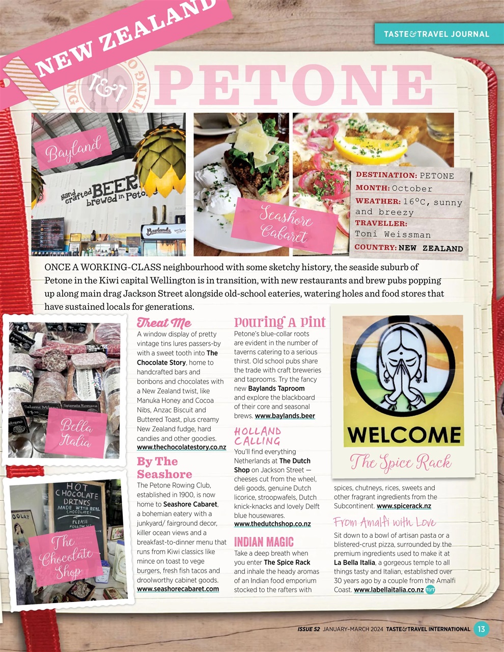 Taste & Travel International Preview Pages