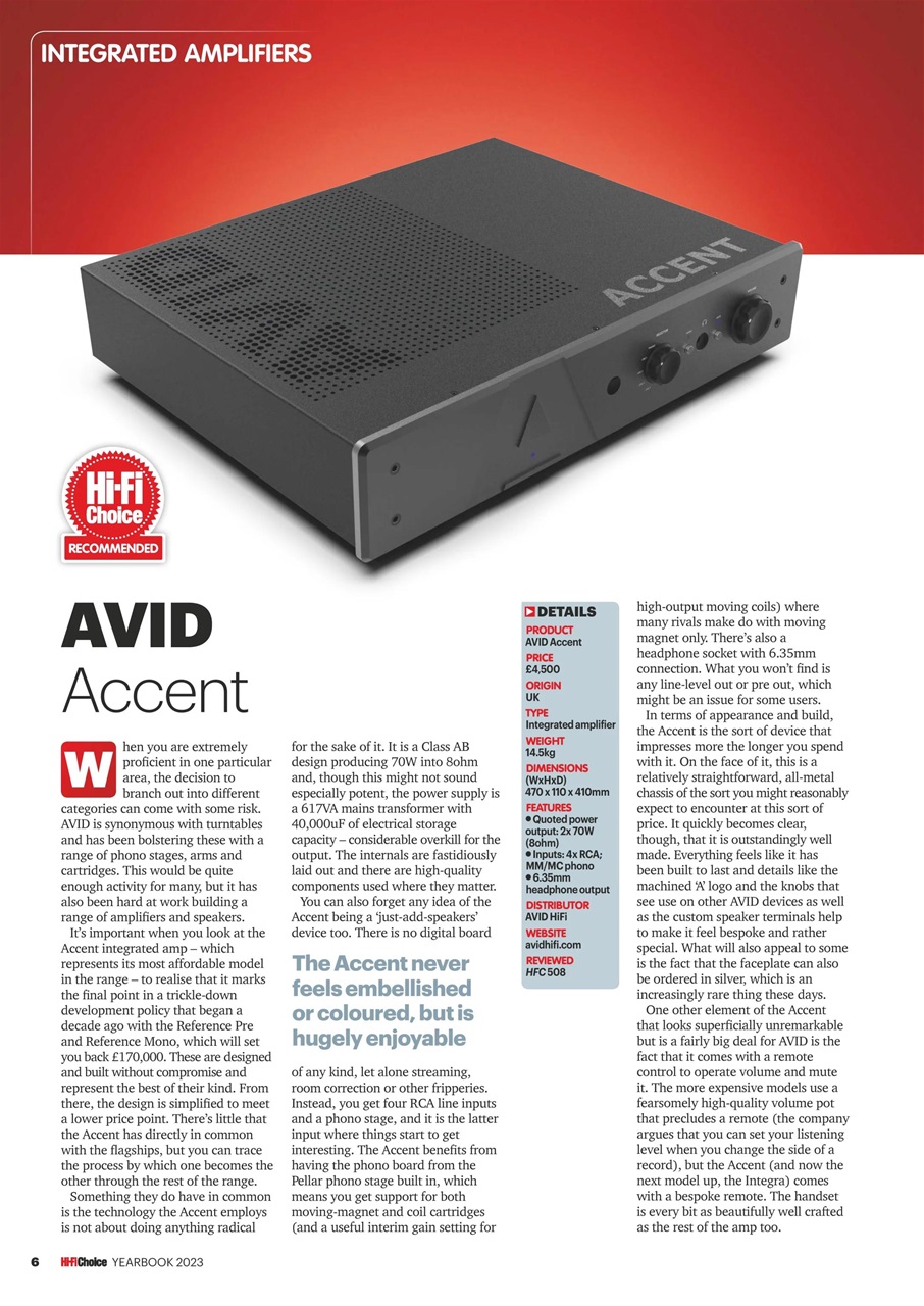 Hi-Fi Choice Preview Pages