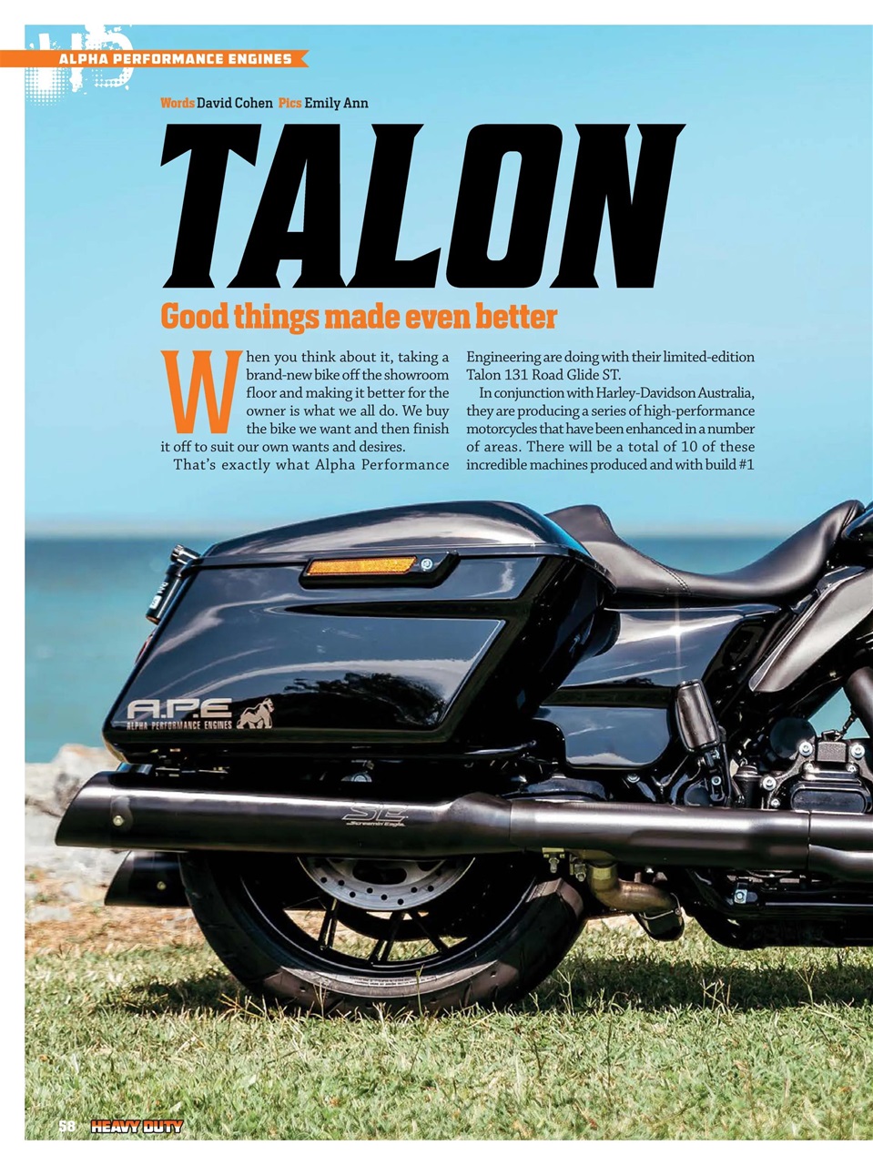 Heavy Duty Preview Pages