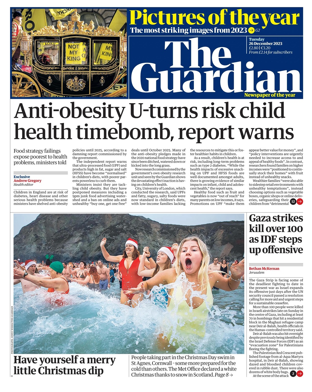 The Guardian Newspaper Preview Pages