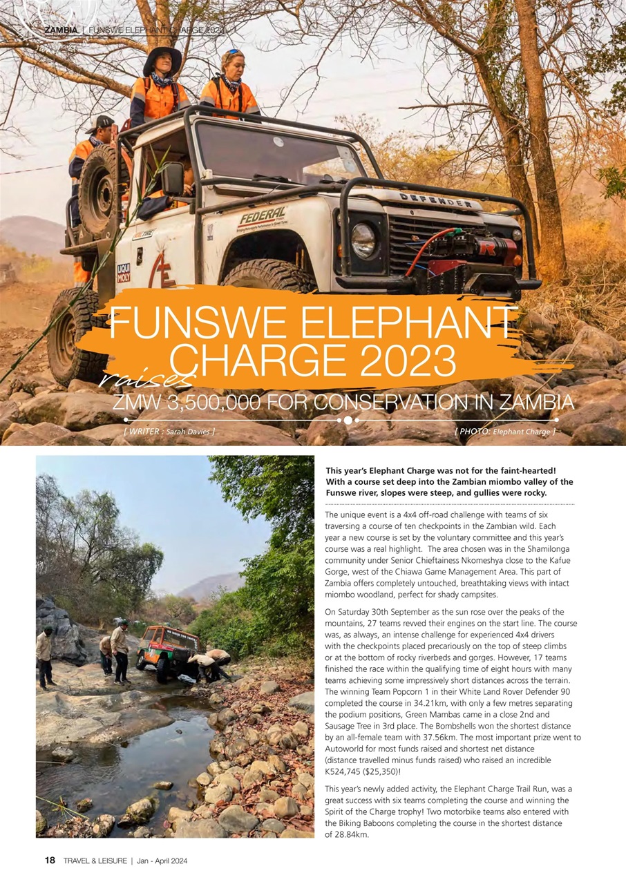 Travel & Leisure Zambia & Zimbabwe Preview Pages