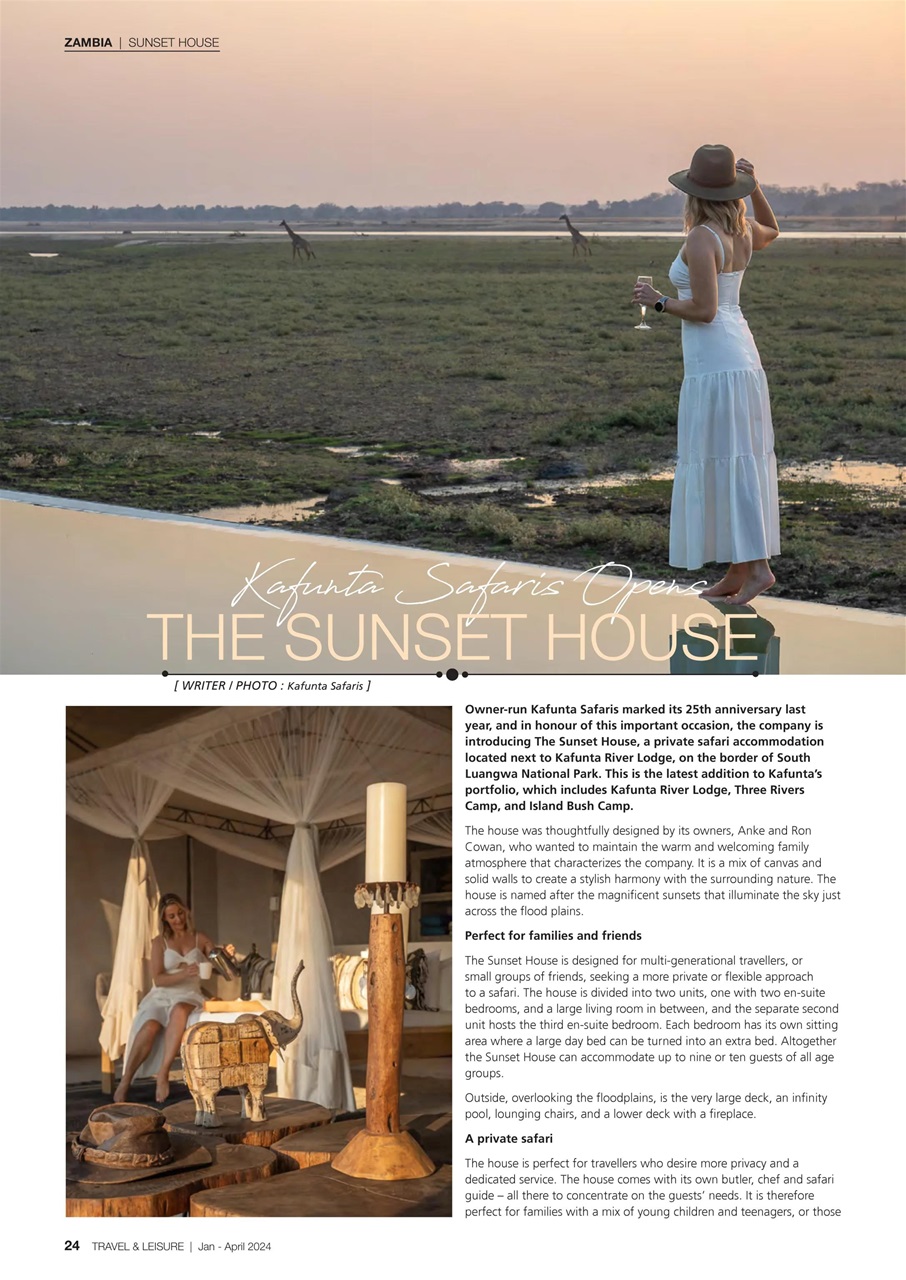 Travel & Leisure Zambia & Zimbabwe Preview Pages