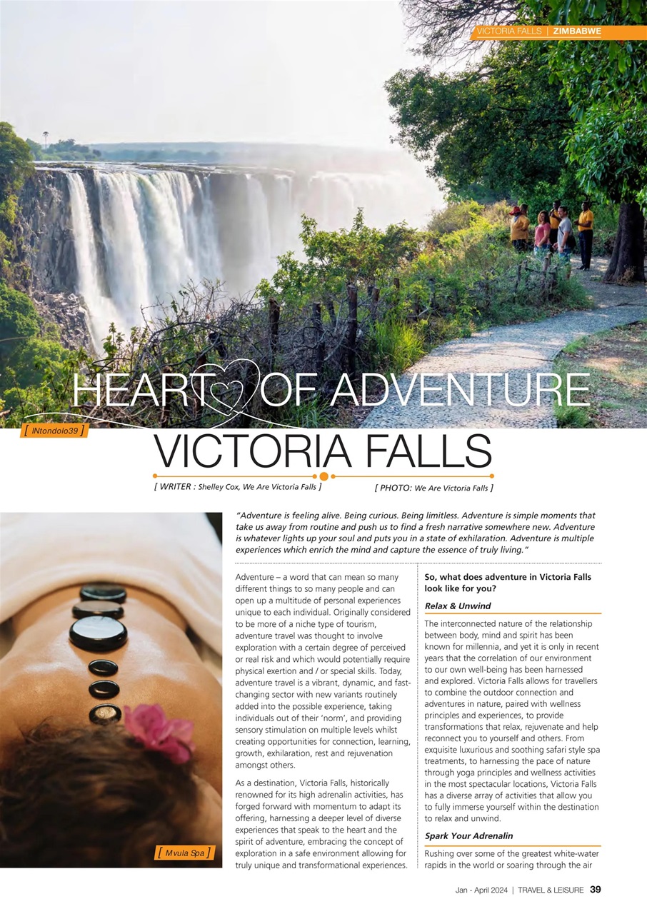 Travel & Leisure Zambia & Zimbabwe Preview Pages
