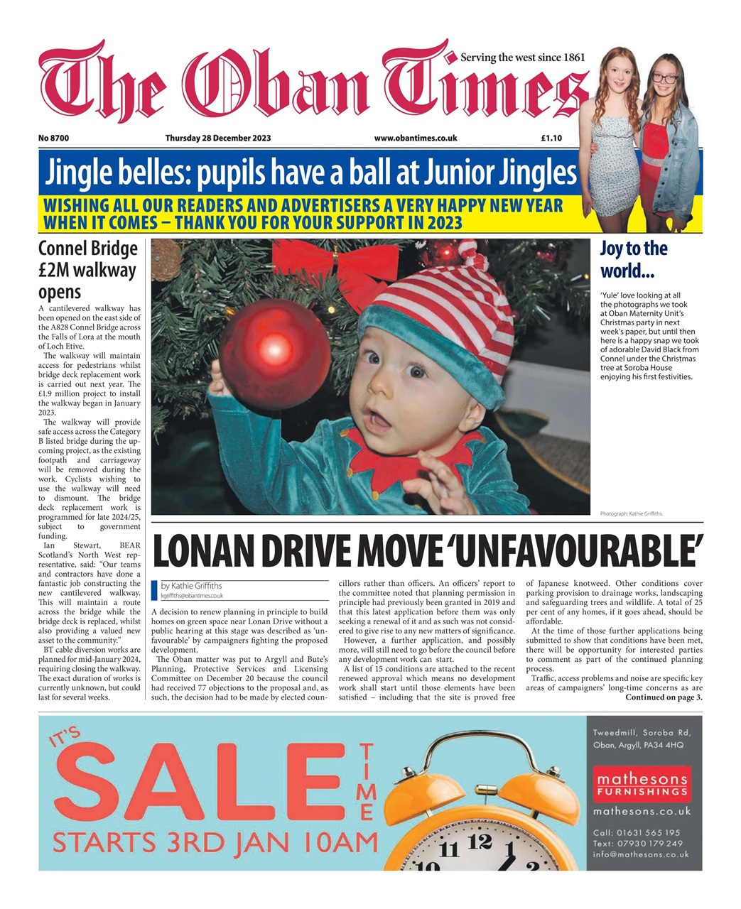 The Oban Times & Lochaber Times Preview Pages