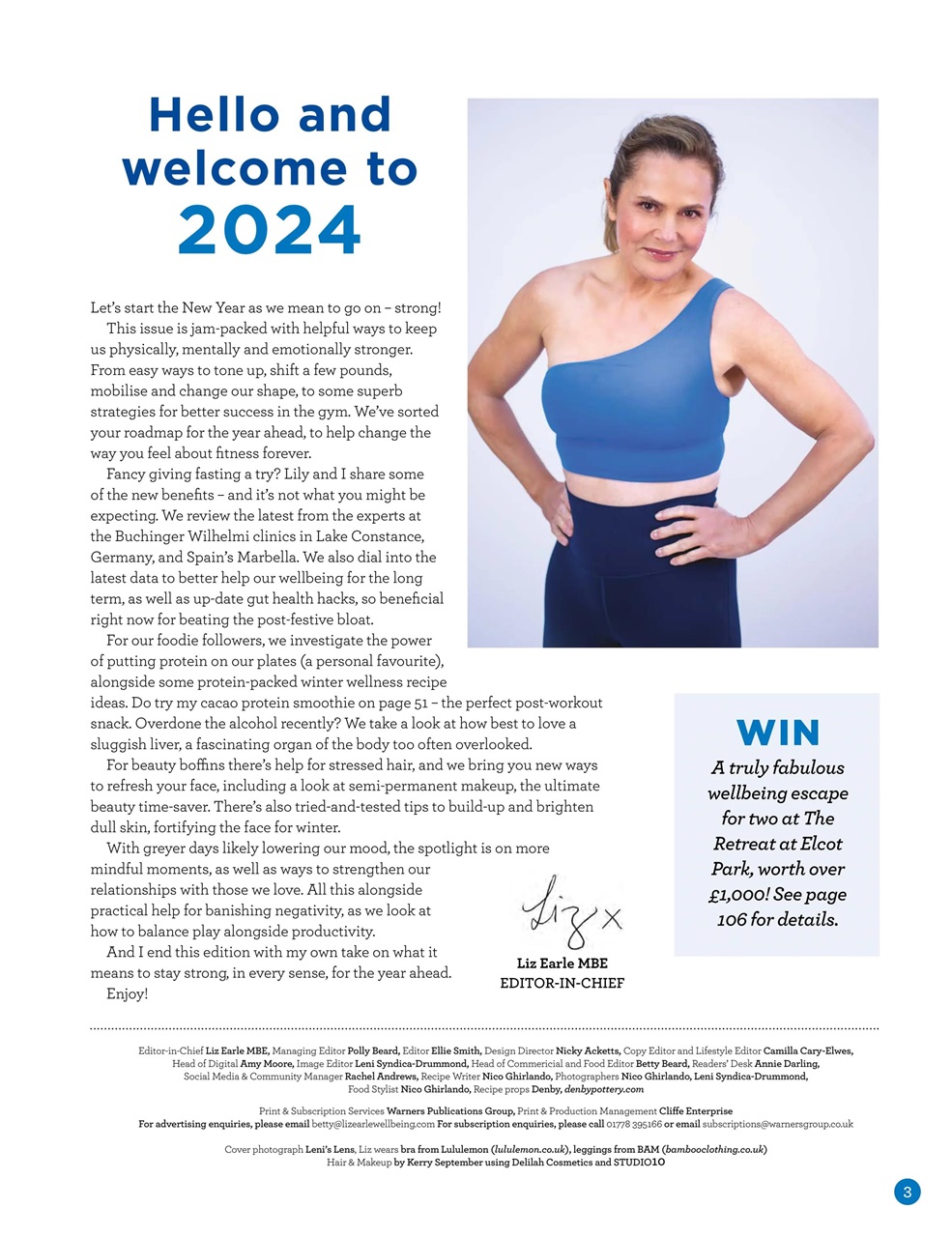 Liz Earle Wellbeing Preview Pages