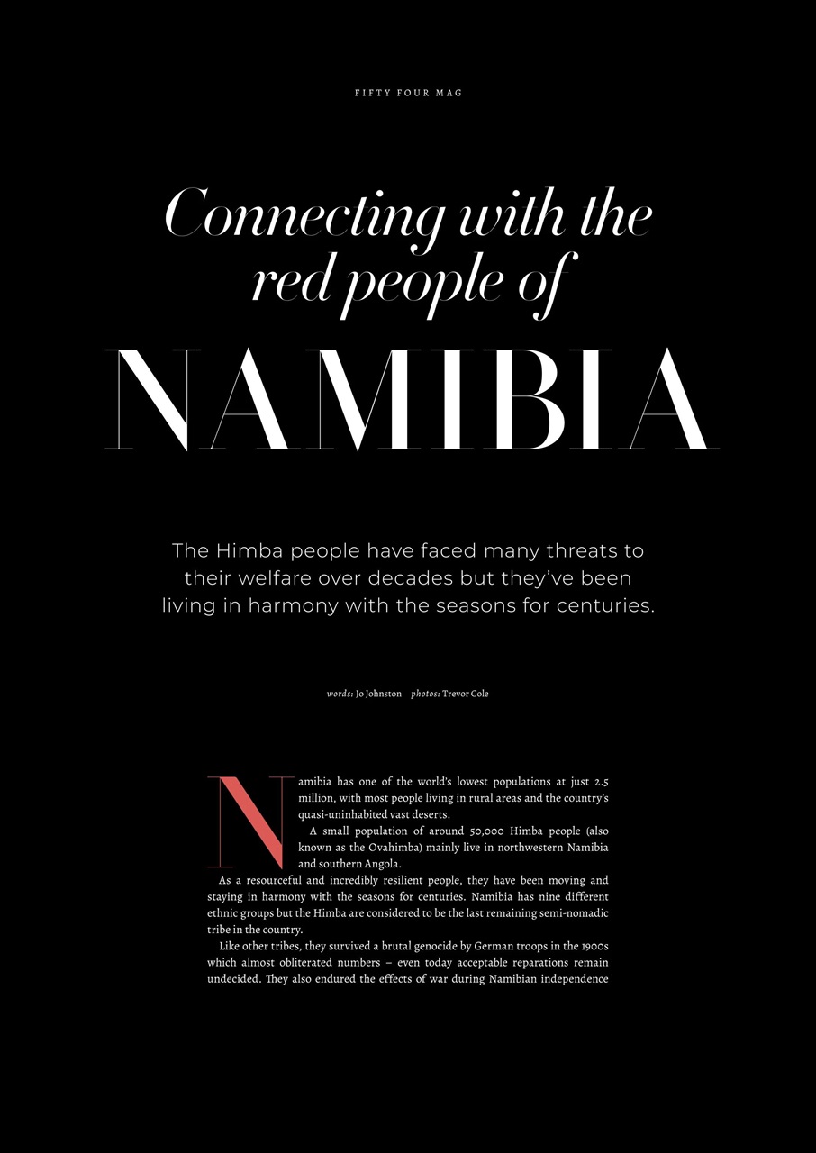 Fifty Four Magazine Preview Pages