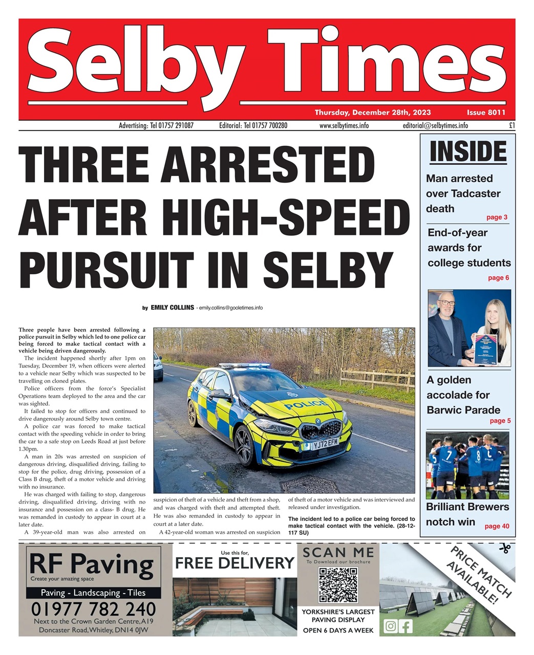 Selby Times Preview Pages