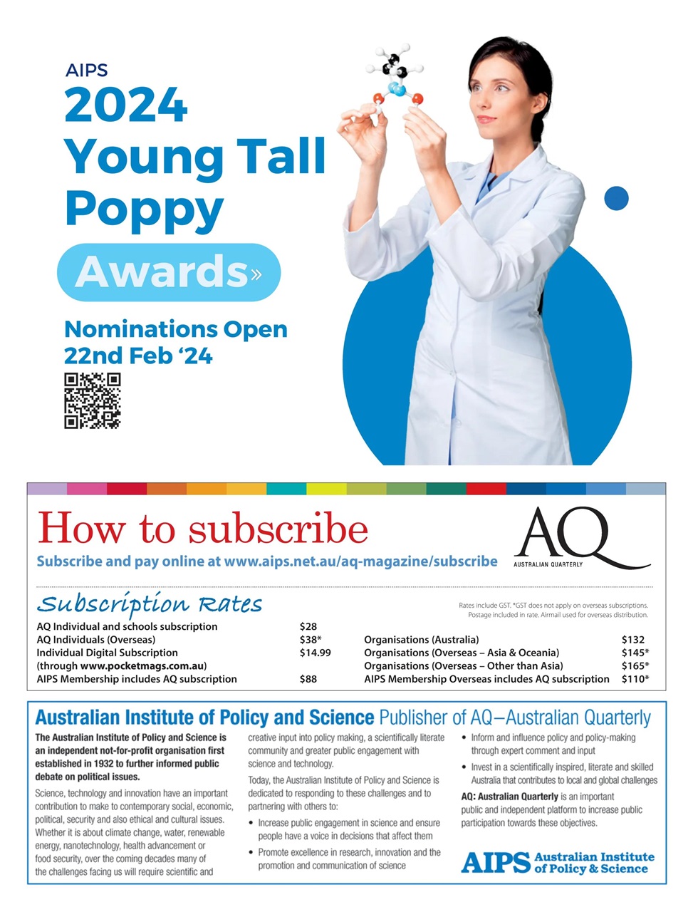 AQ: Australian Quarterly Preview Pages