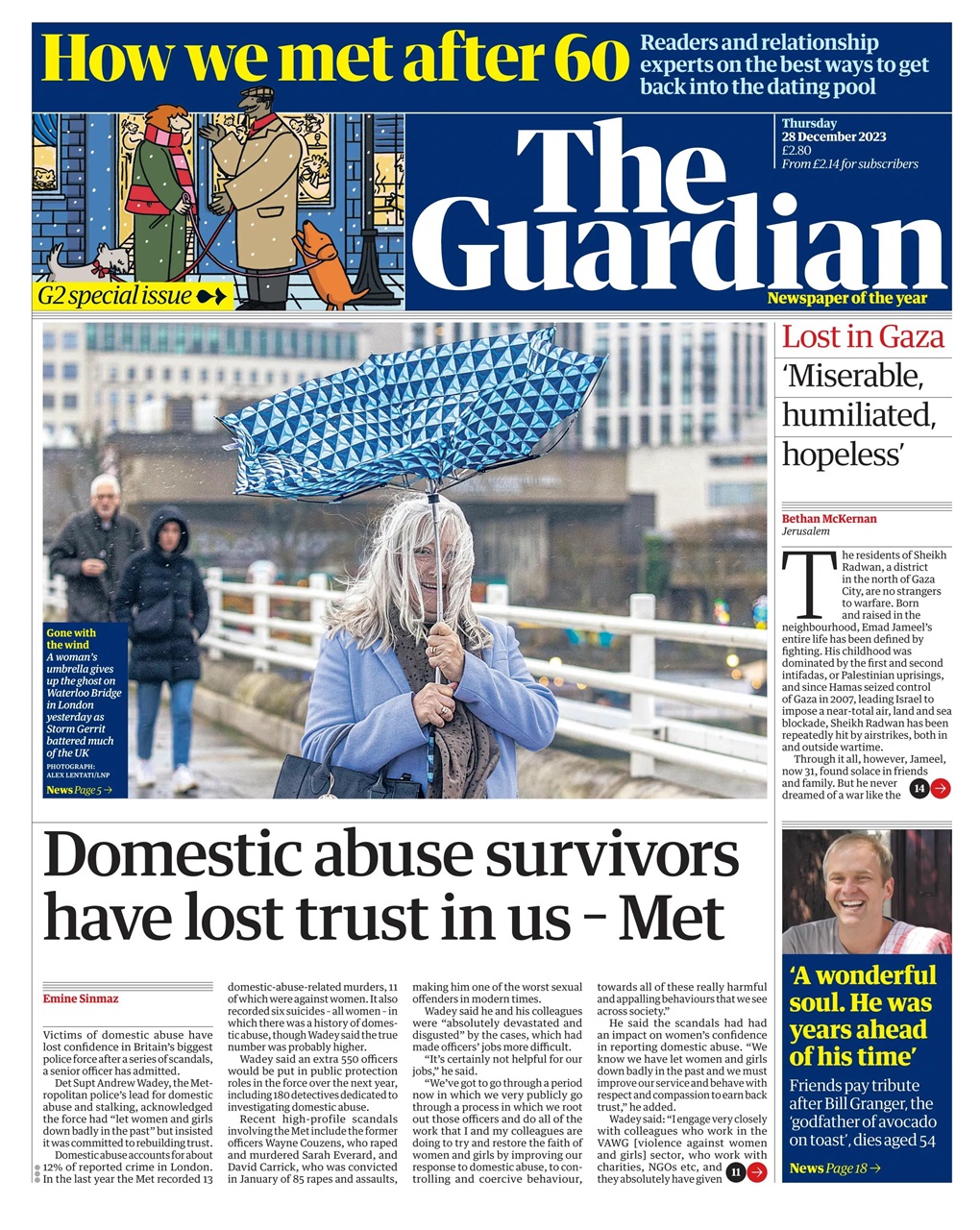 The Guardian Newspaper Preview Pages