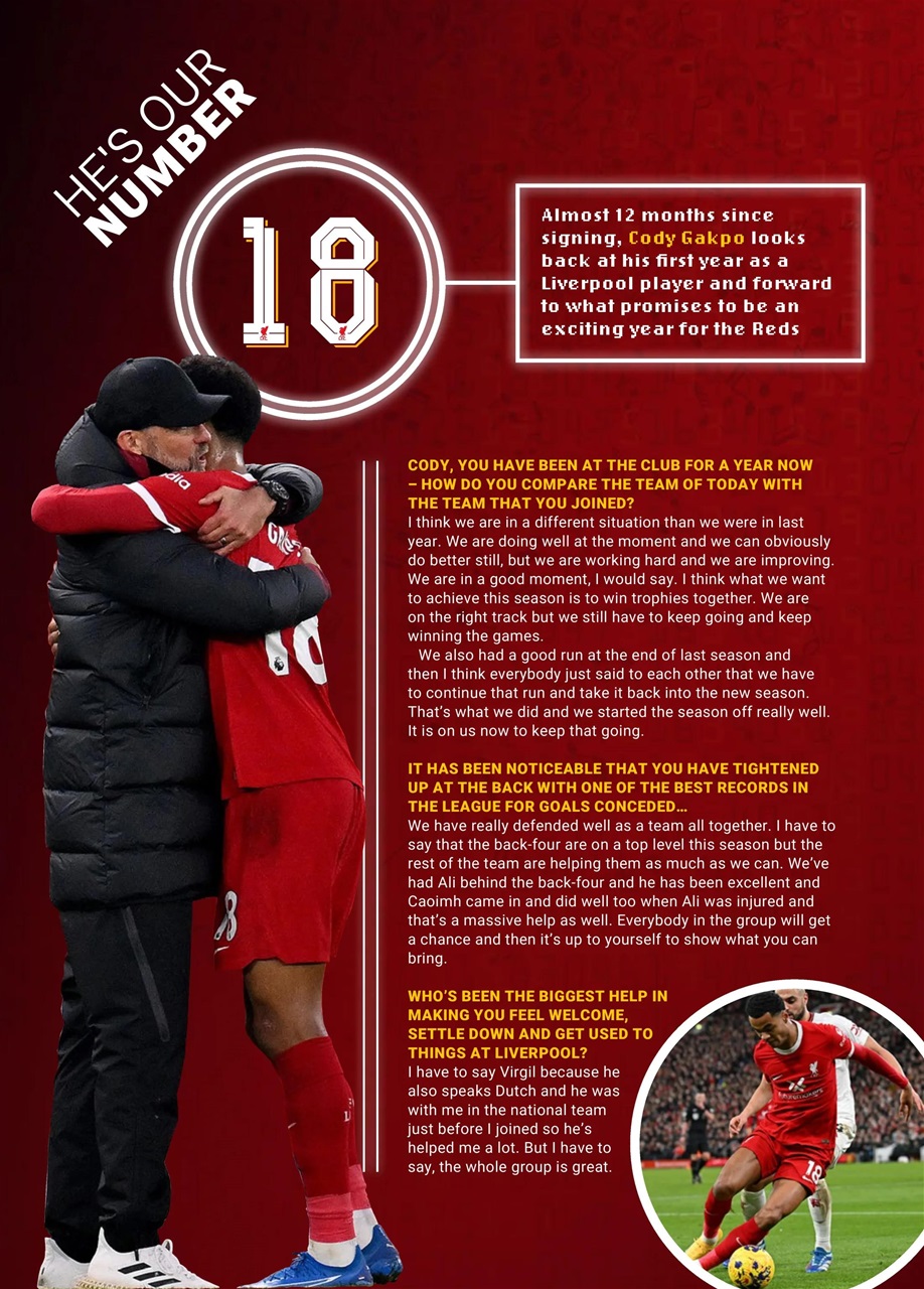 Liverpool FC Programmes Preview Pages