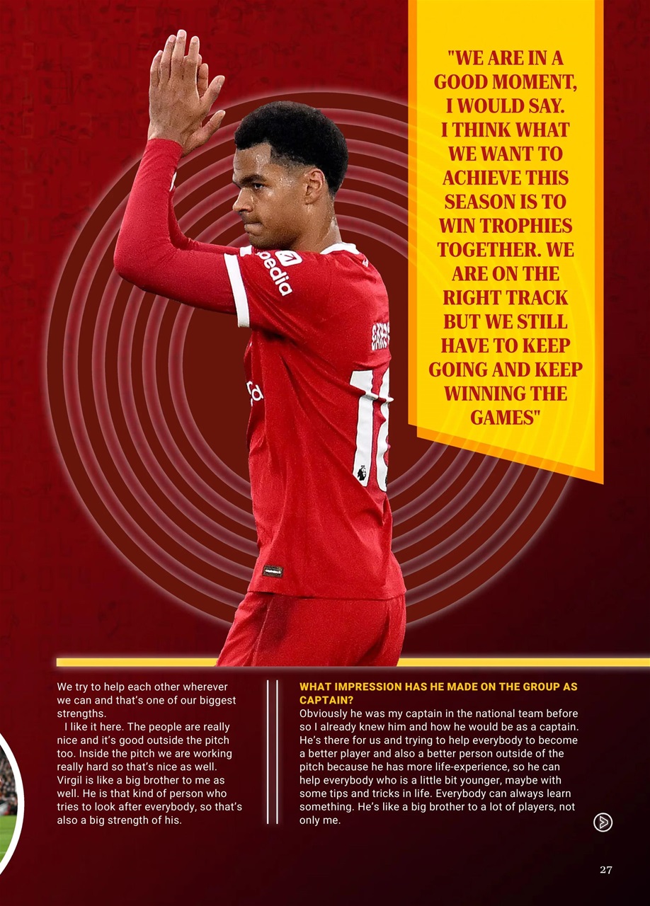 Liverpool FC Programmes Preview Pages
