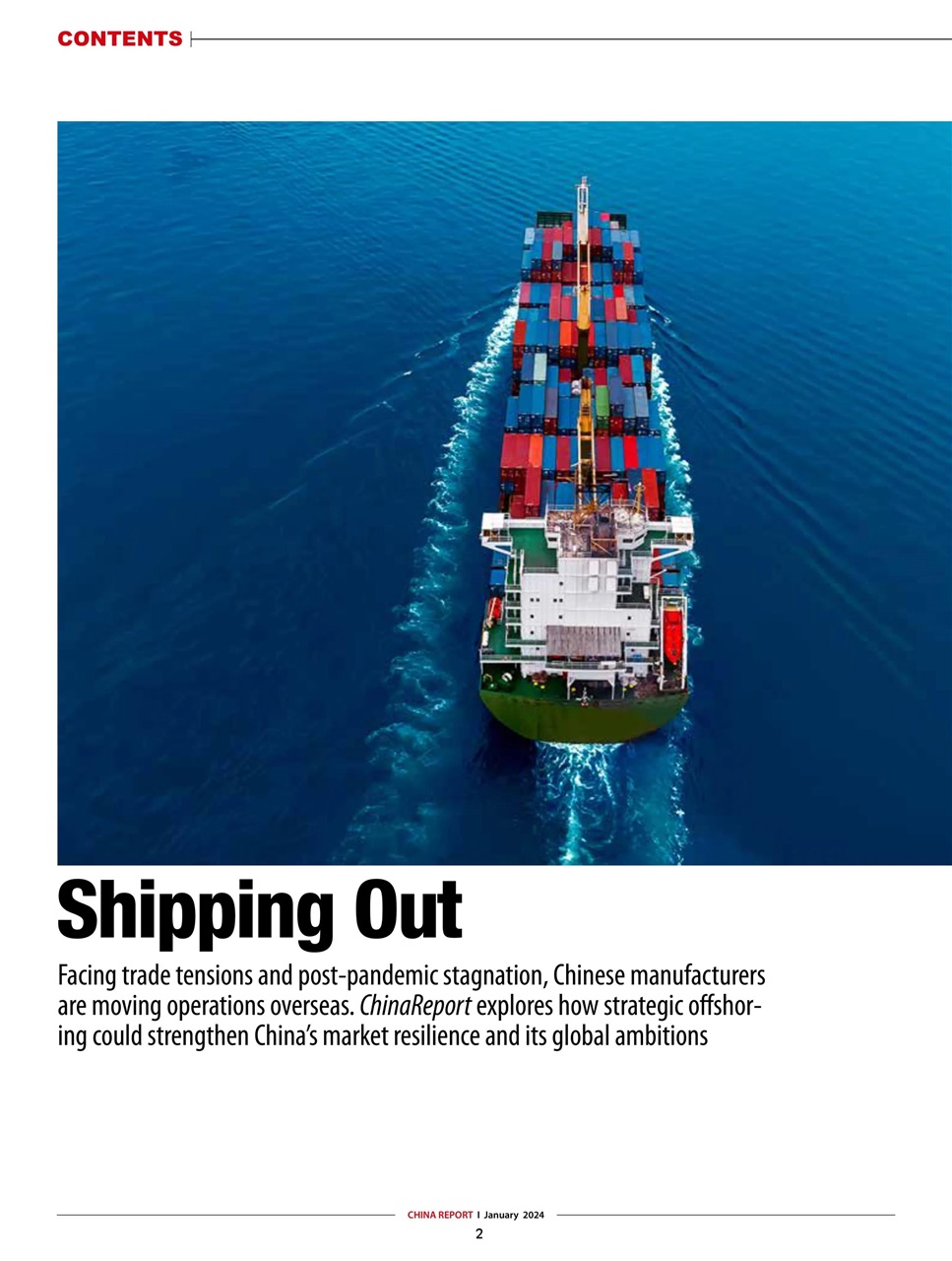 China Report Preview Pages