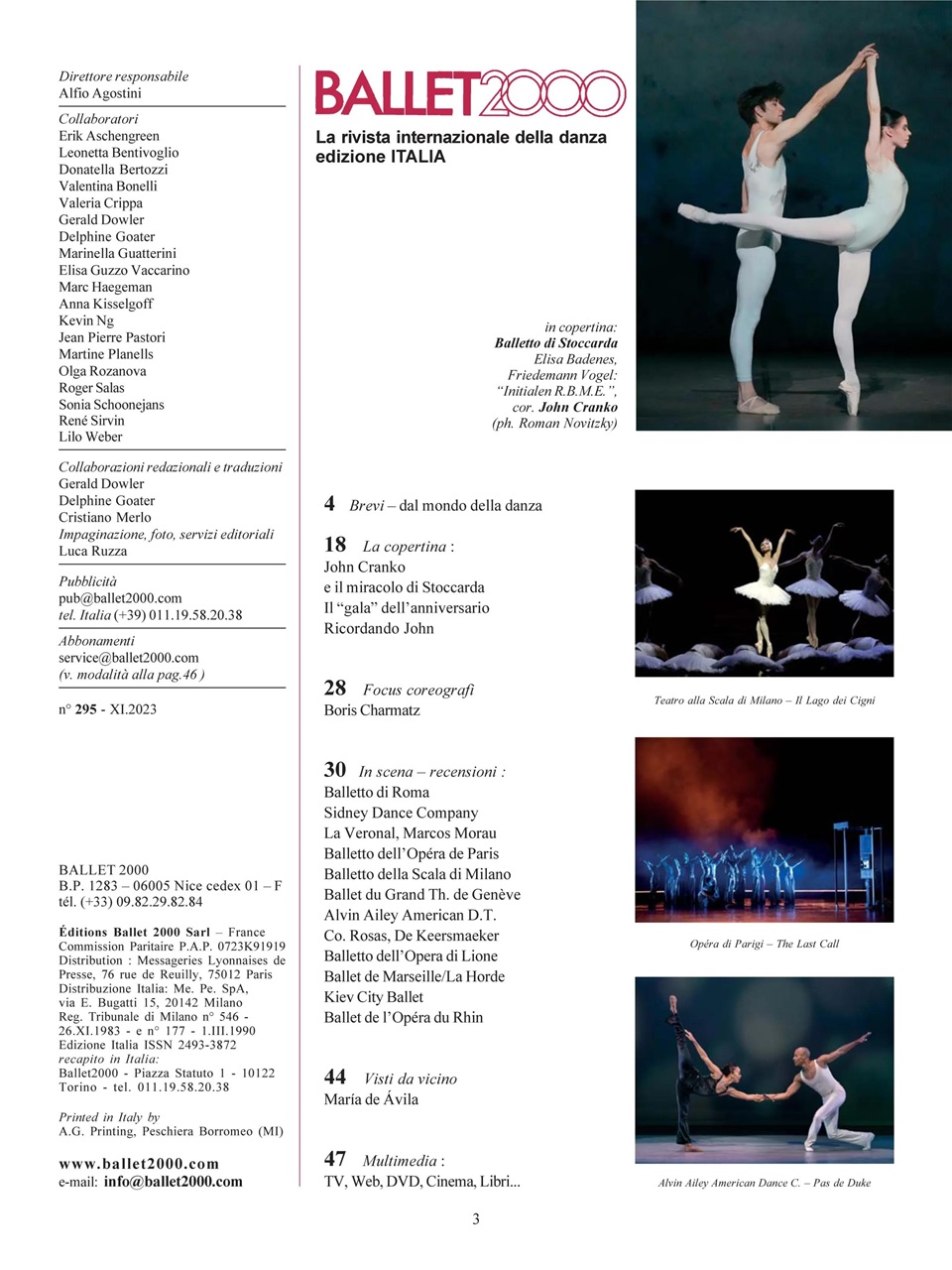 BALLET2000 Edizione Italia Preview Pages