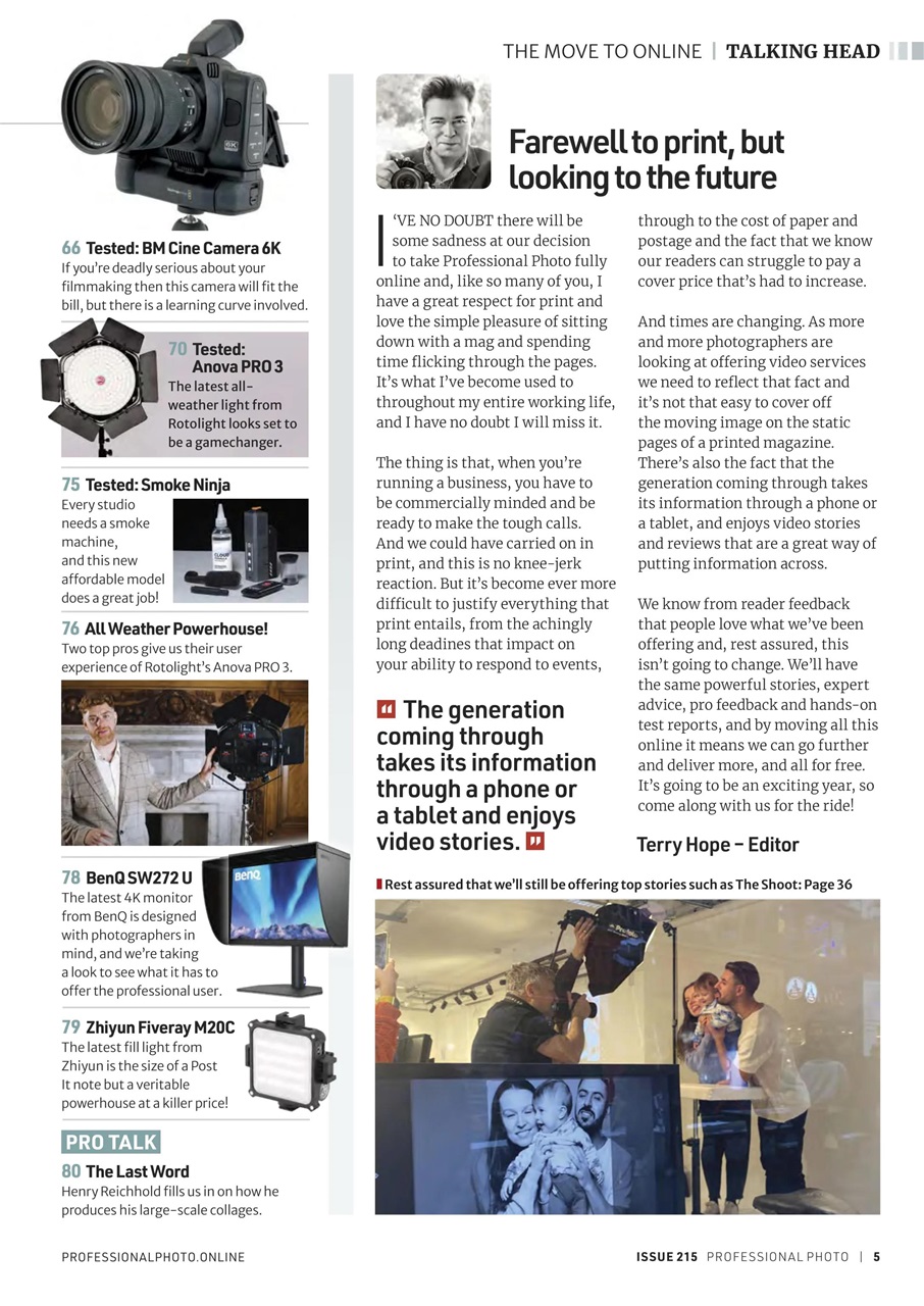 Professional Photo Preview Pages