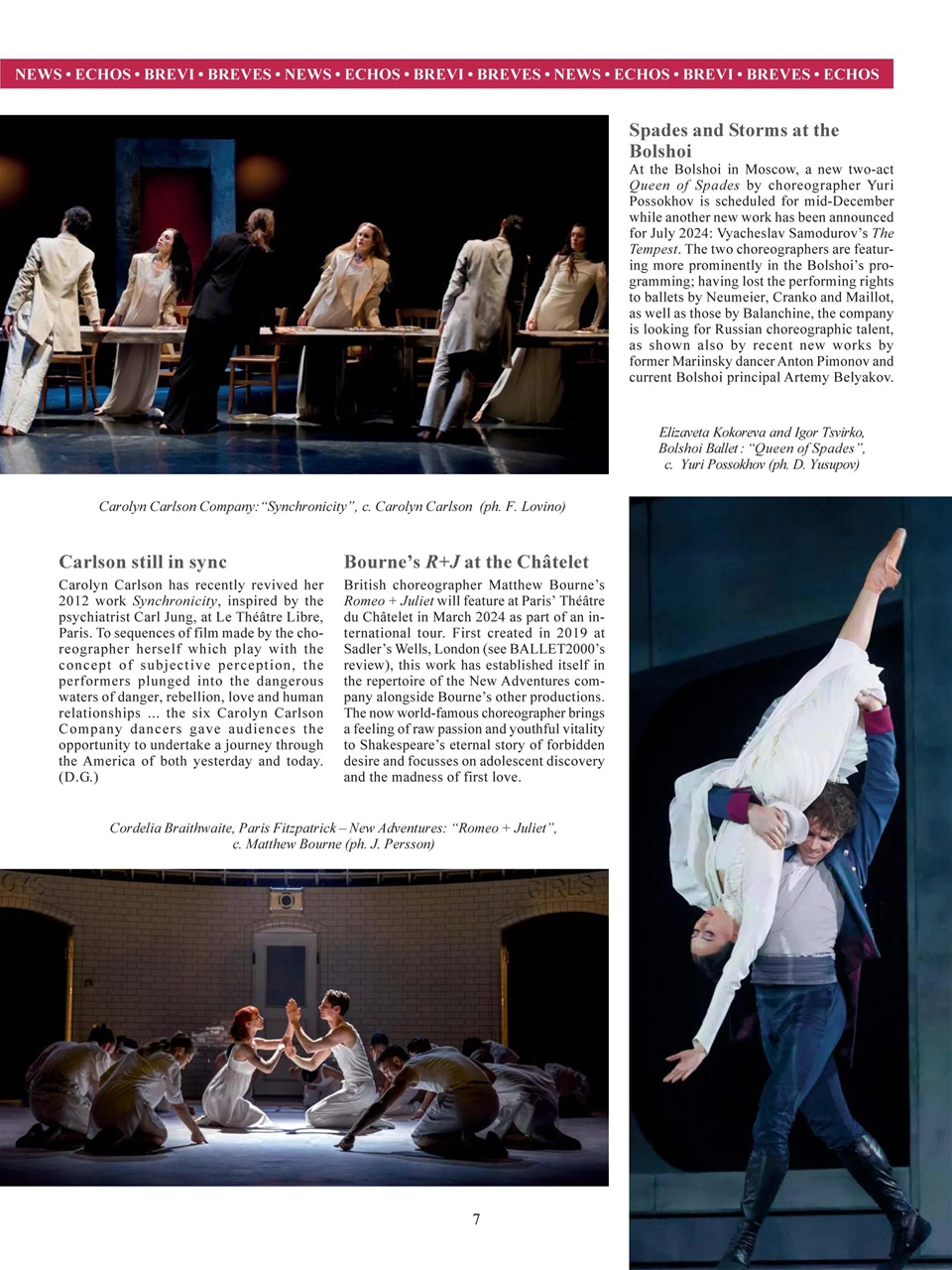 BALLET2000 English Edition Preview Pages