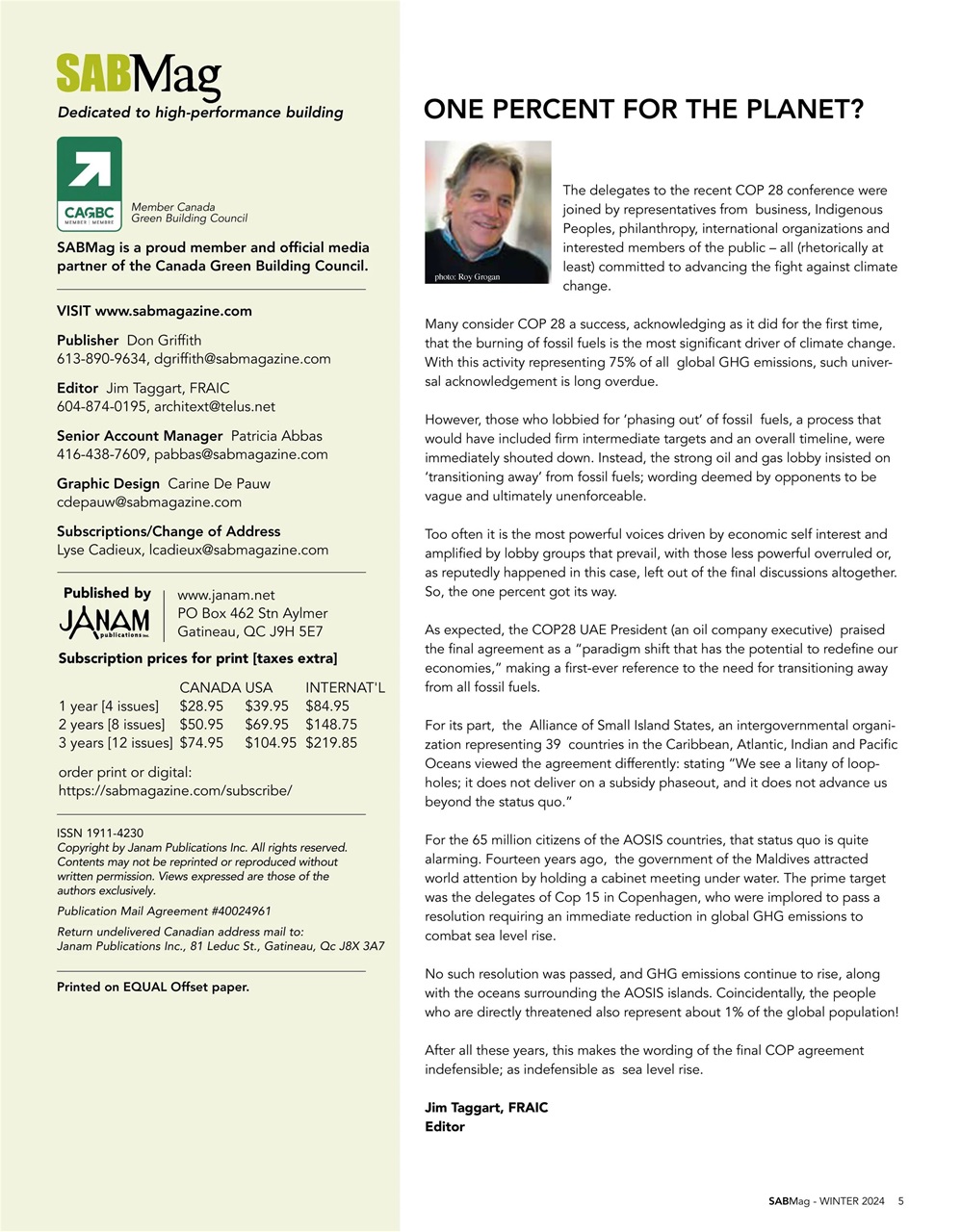 SABMag Preview Pages