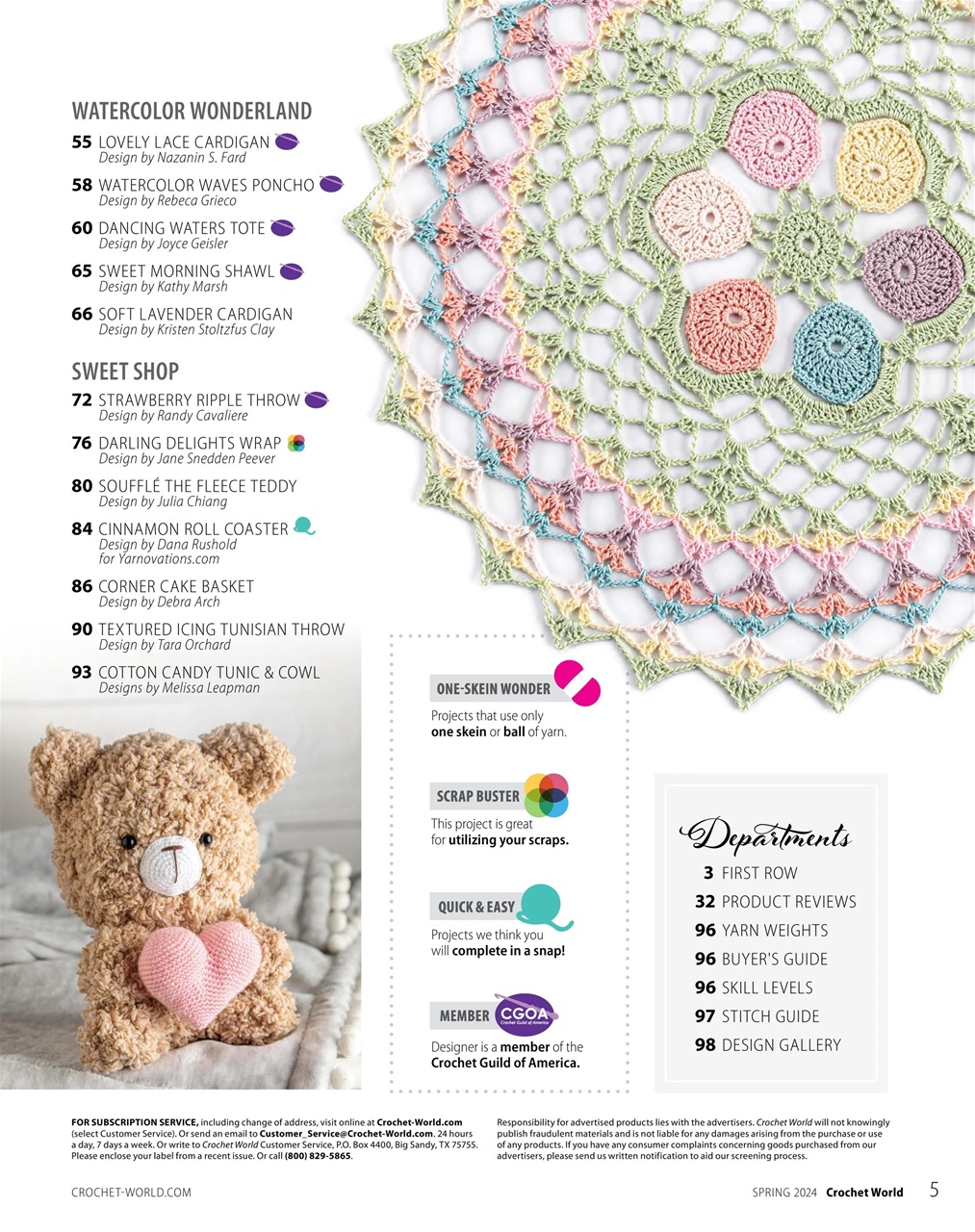 Crochet World Preview Pages