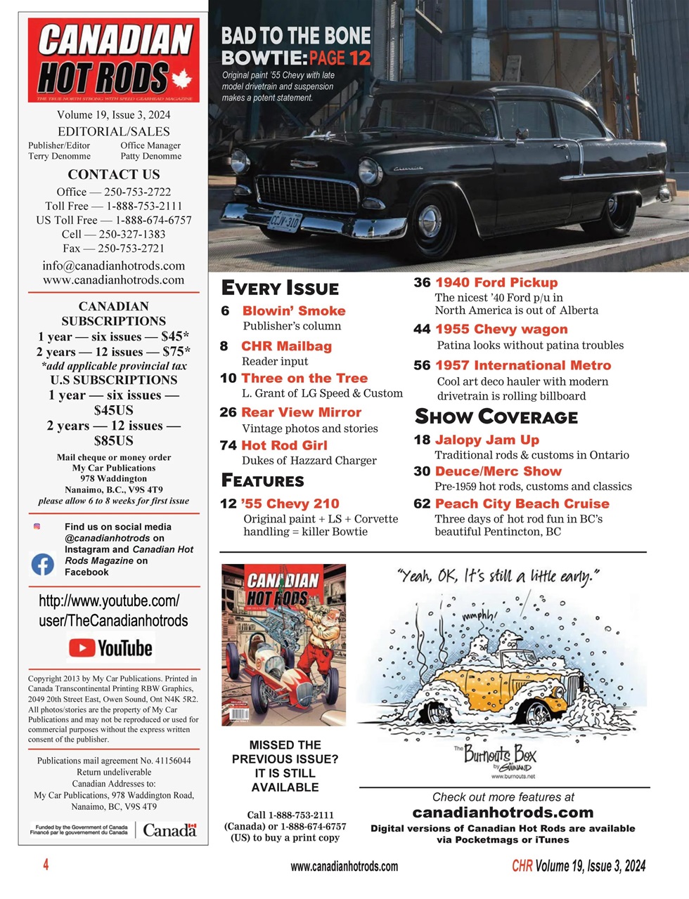 Canadian Hot Rods Preview Pages