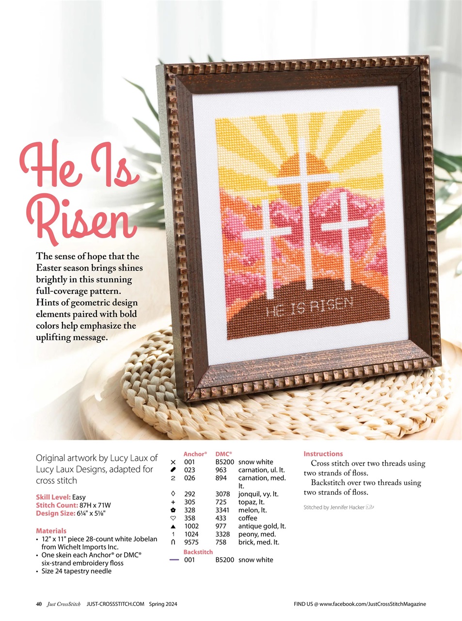 Just CrossStitch Preview Pages