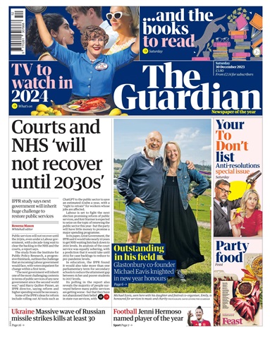 The Guardian Newspaper issue Saturday, December 30, 2023