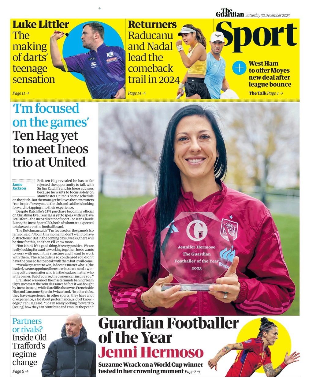 The Guardian Newspaper Preview Pages