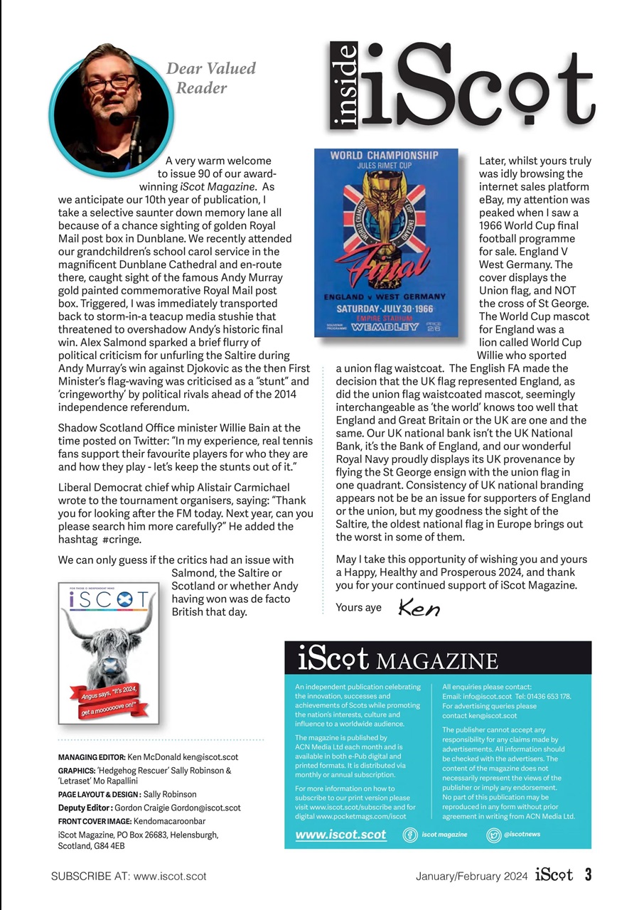 iScot Magazine Preview Pages