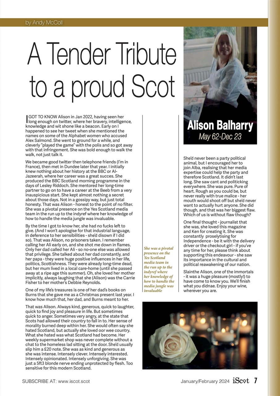 iScot Magazine Preview Pages