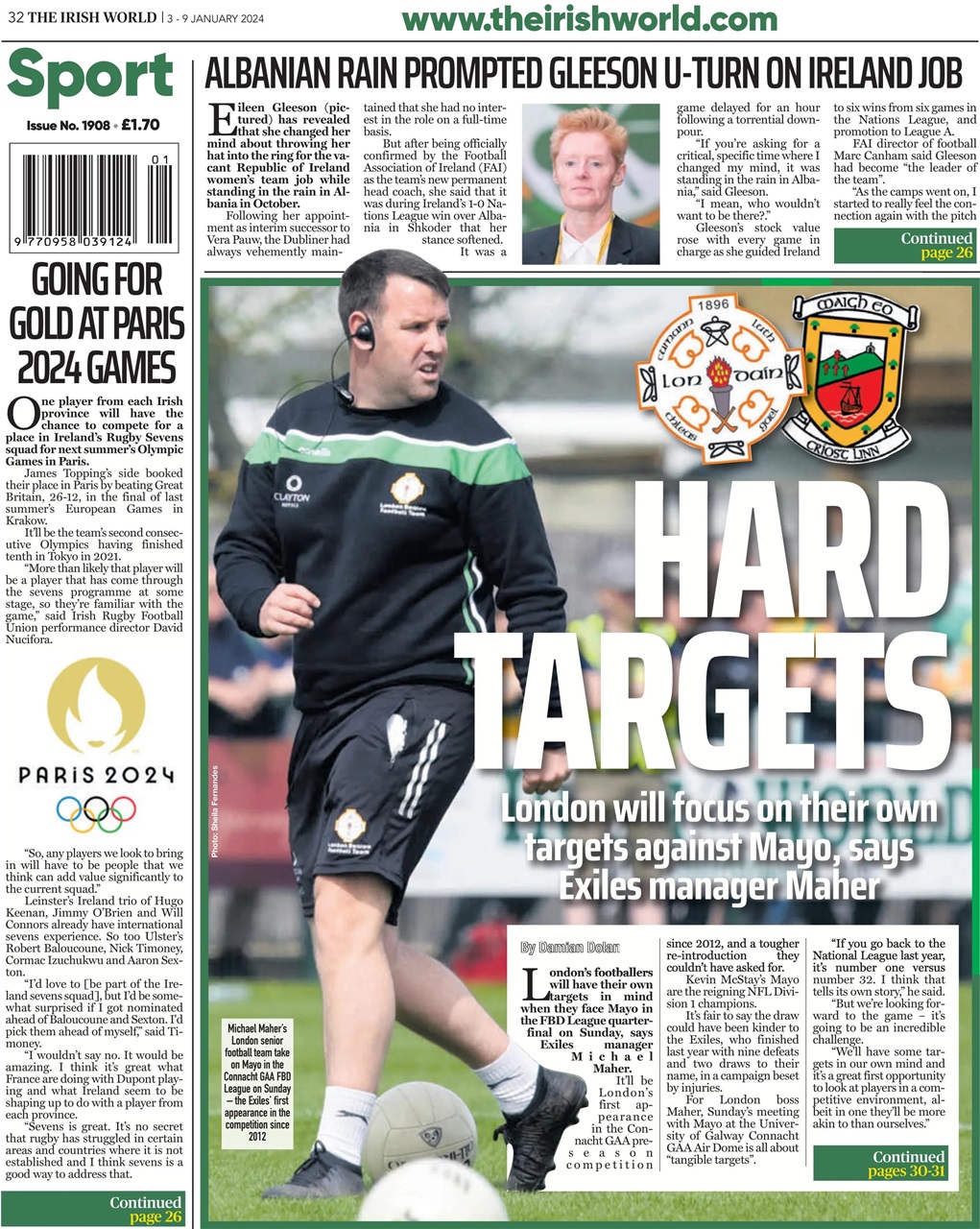 Irish World Preview Pages