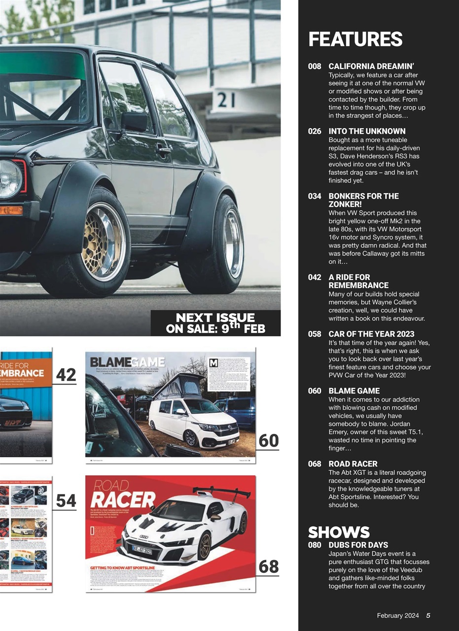 Performance VW Preview Pages