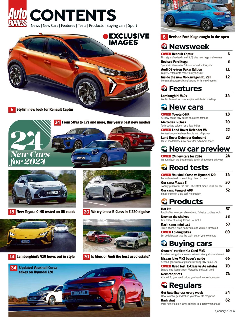 Auto Express Preview Pages