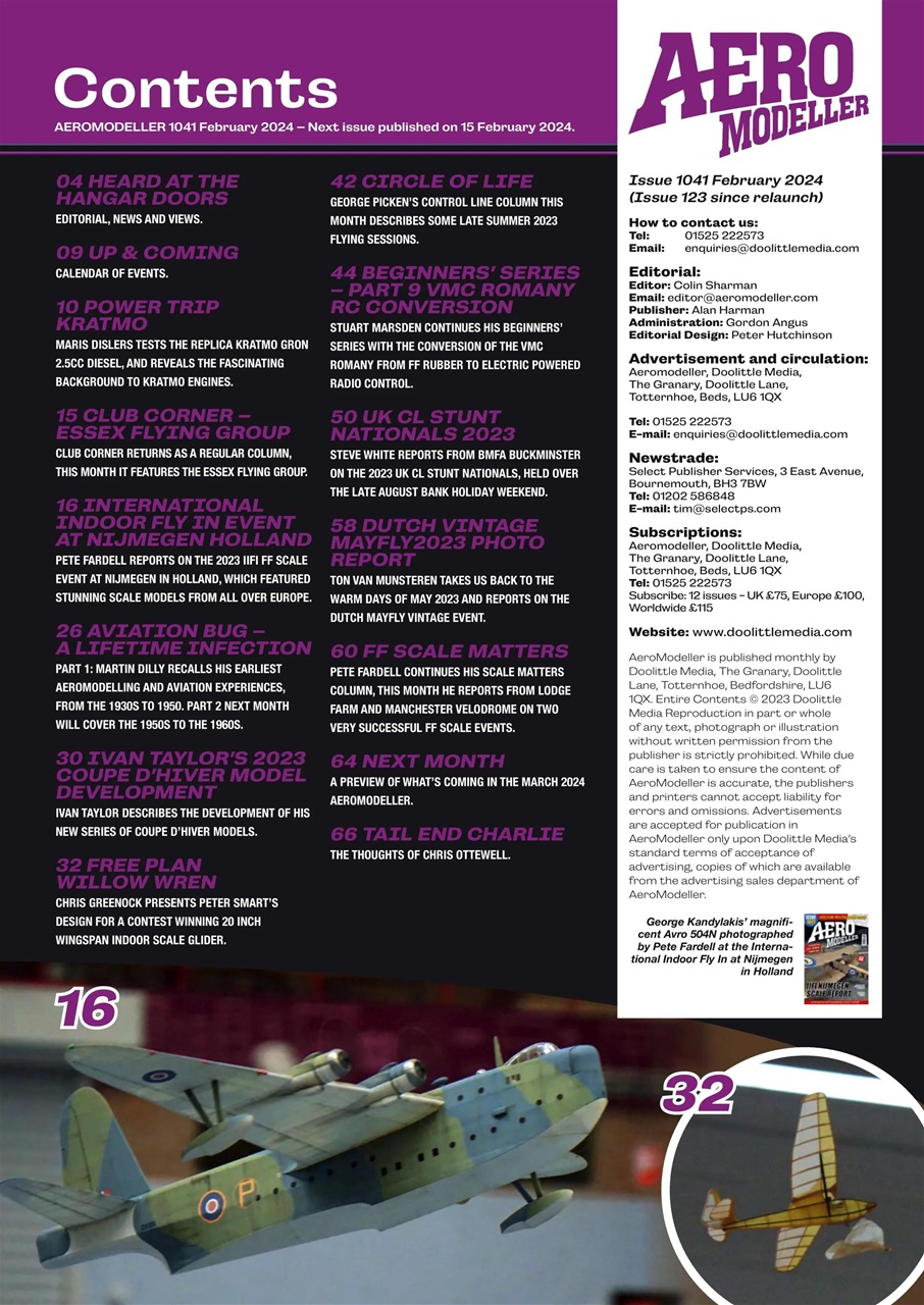 AeroModeller Preview Pages