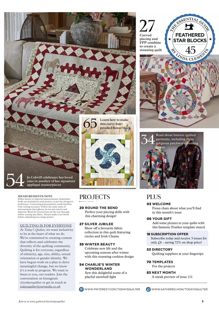 Today’s Quilter Preview Pages