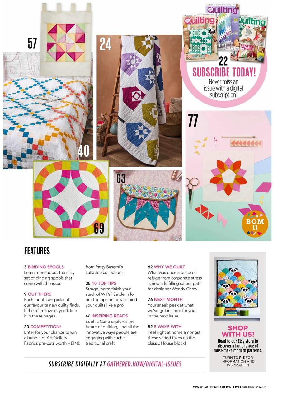 Love Patchwork & Quilting Preview Pages