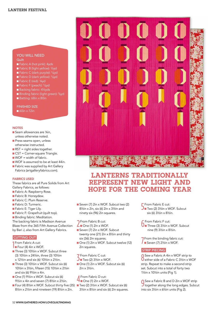 Love Patchwork & Quilting Preview Pages