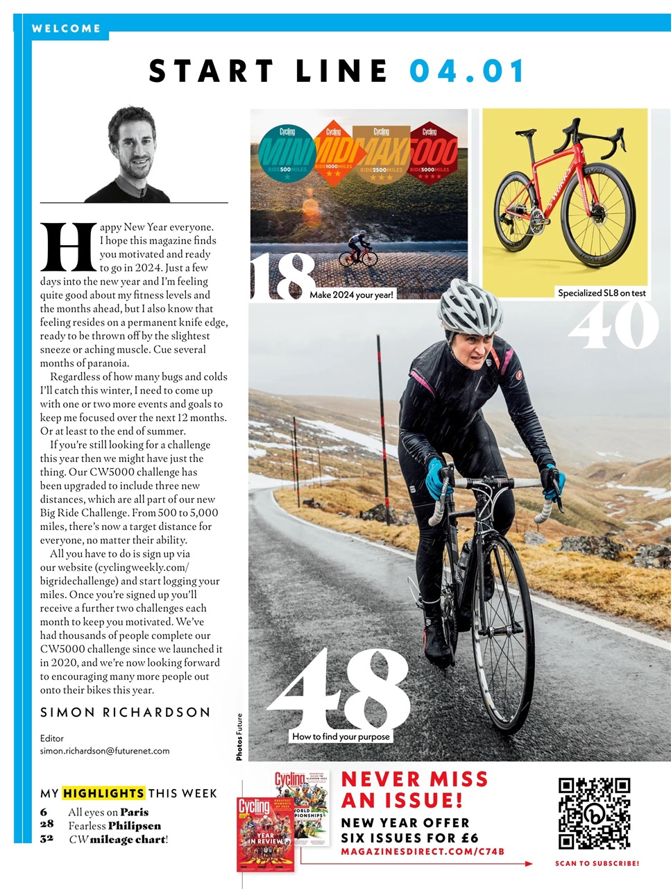 Cycling Weekly Preview Pages