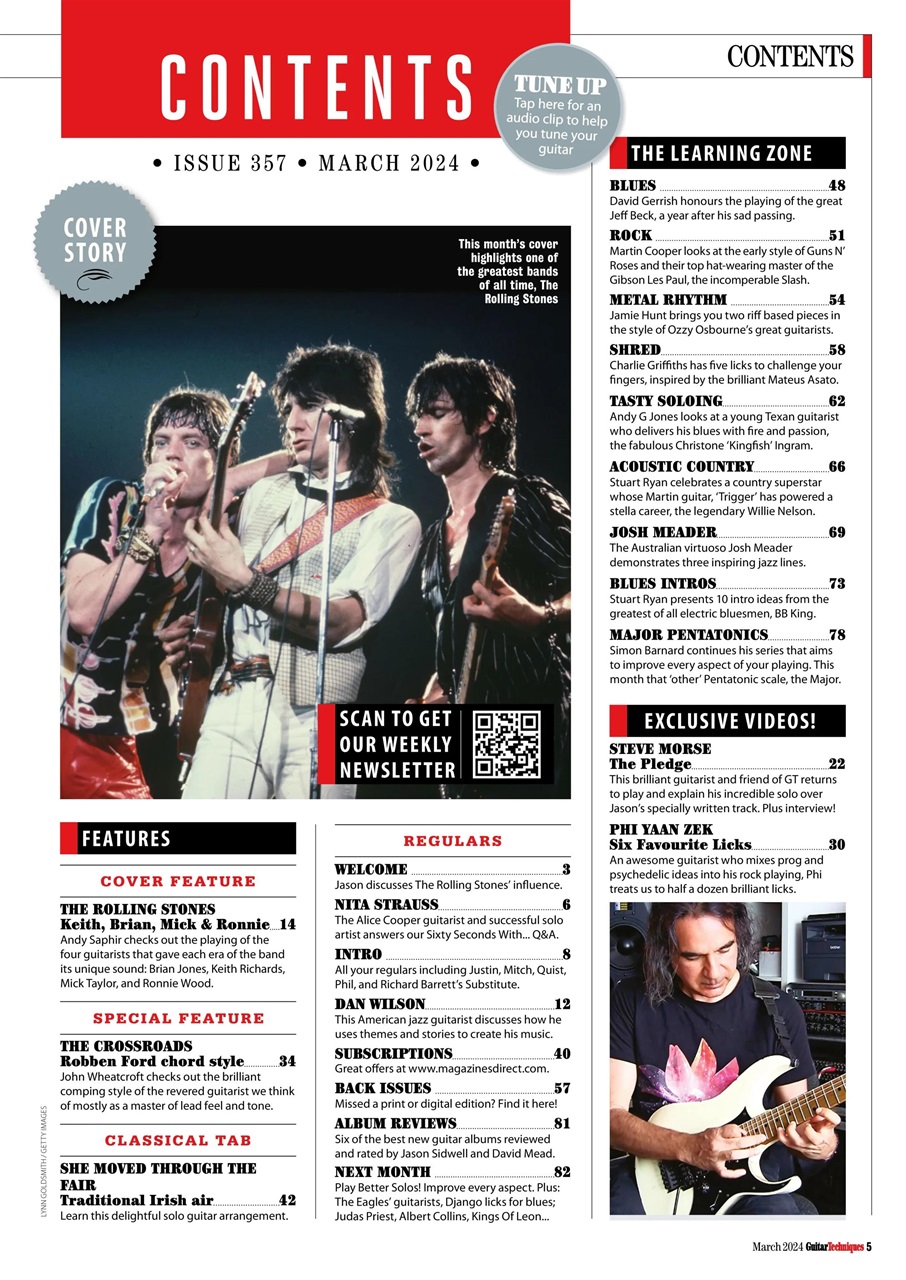 Guitar Techniques Preview Pages