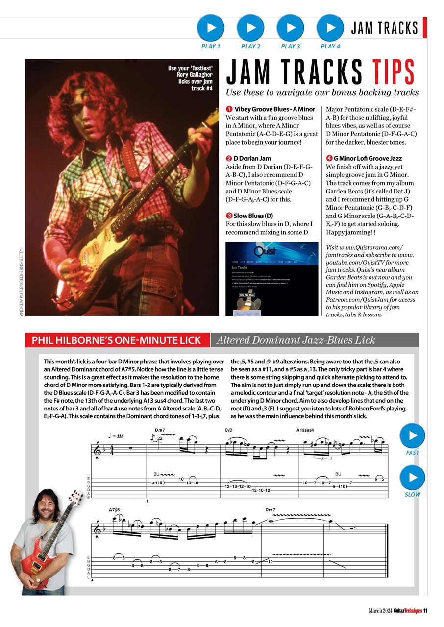 Guitar Techniques Preview Pages