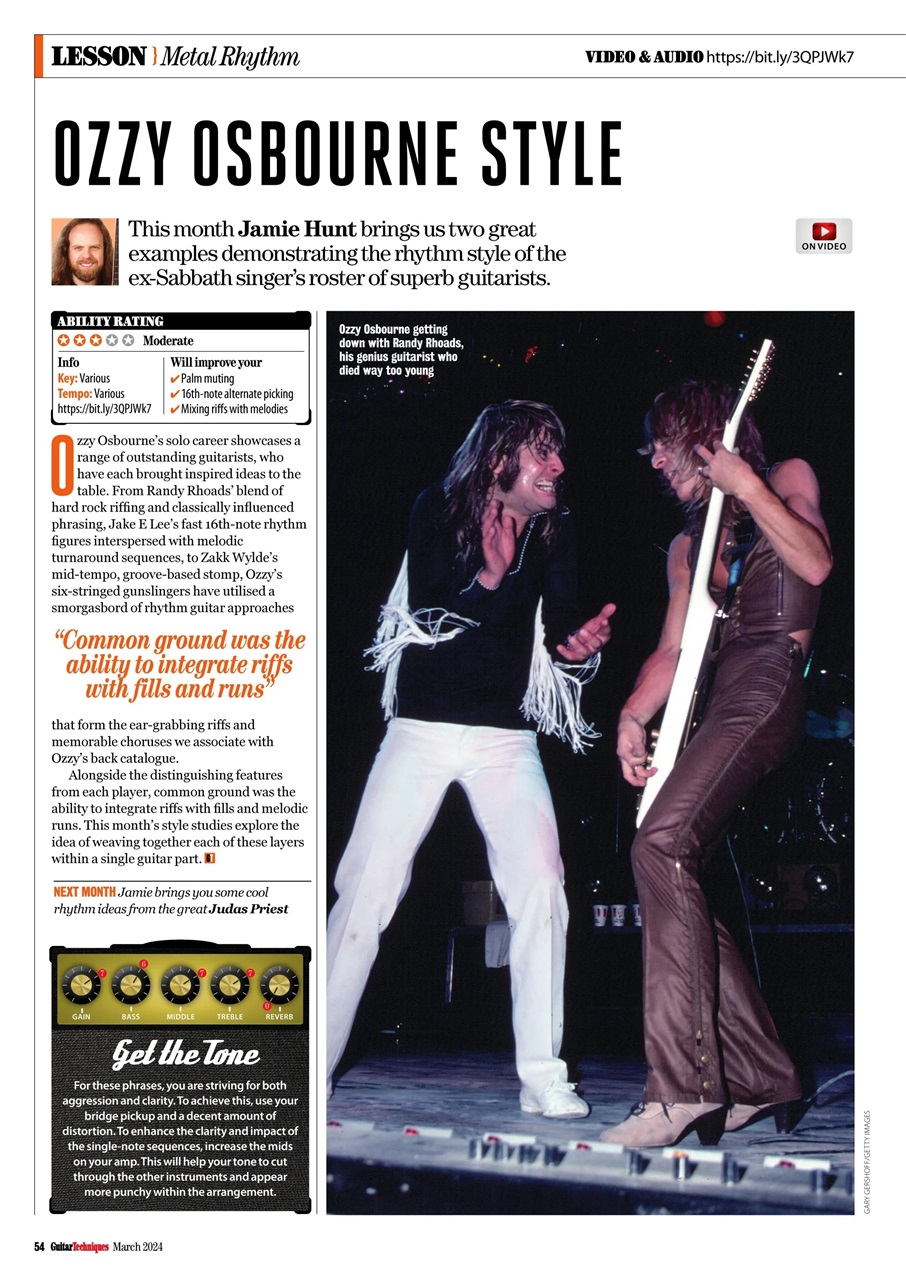 Guitar Techniques Preview Pages