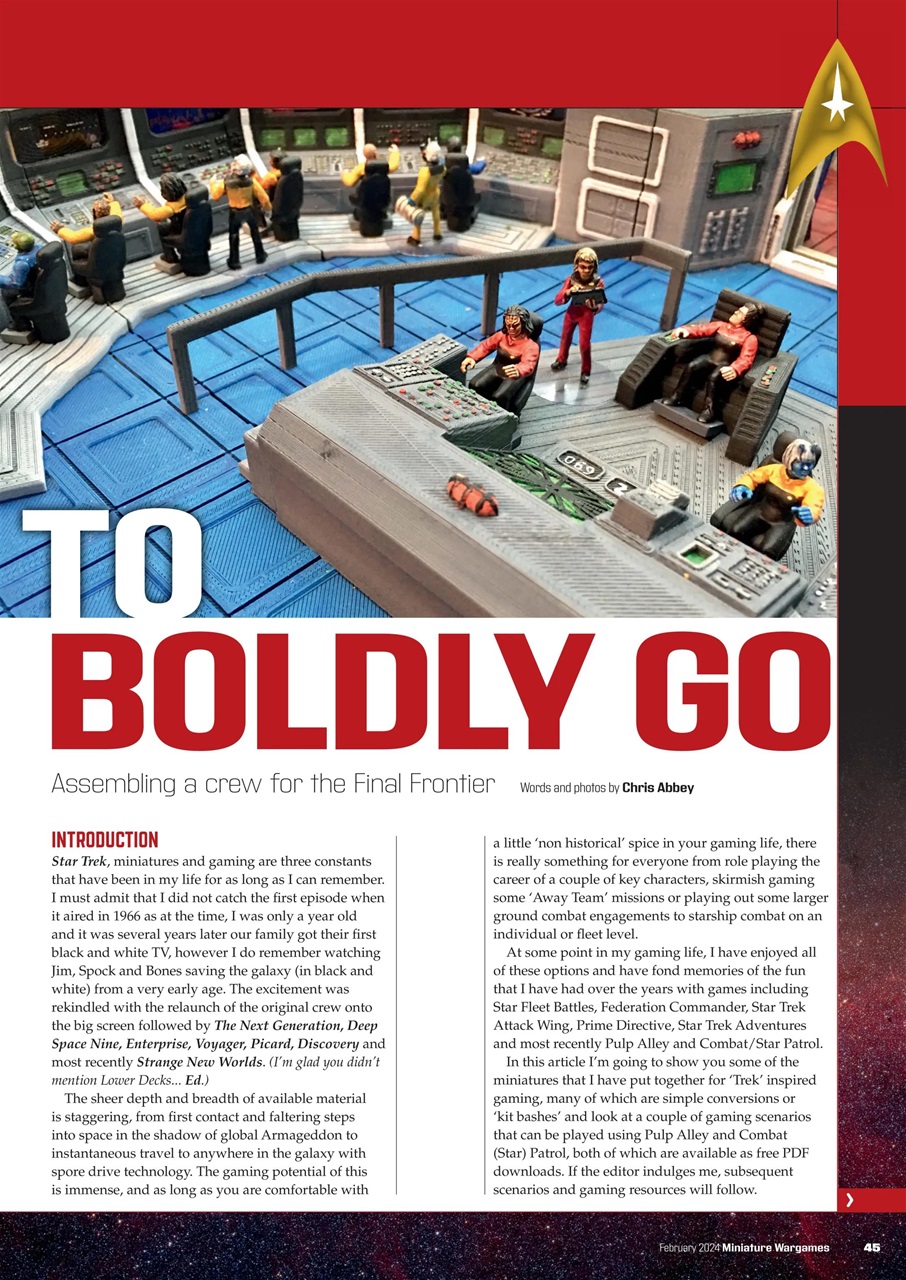 Miniature Wargames Preview Pages