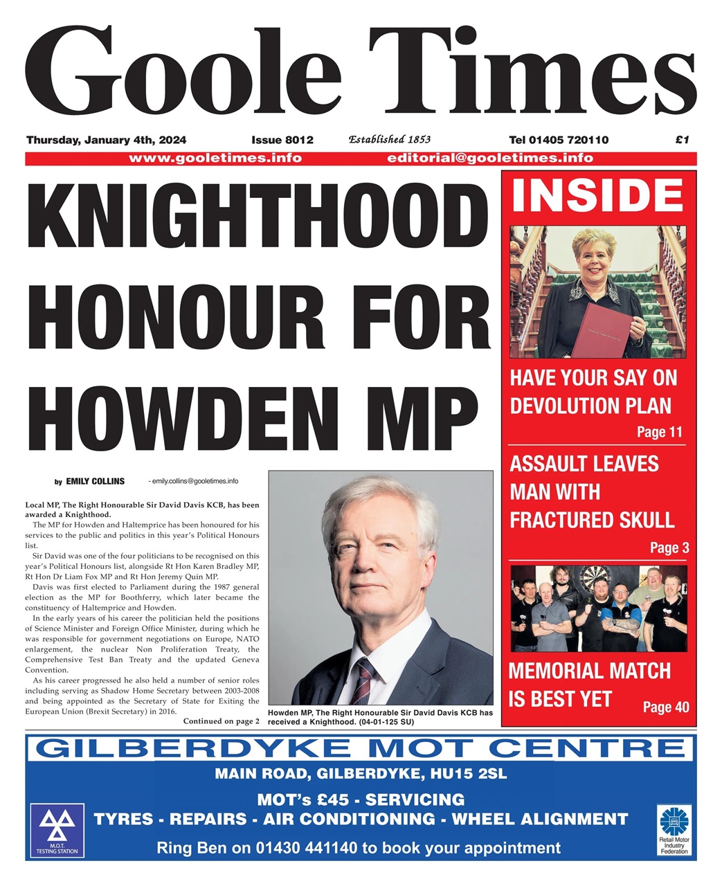 Goole Times Preview Pages